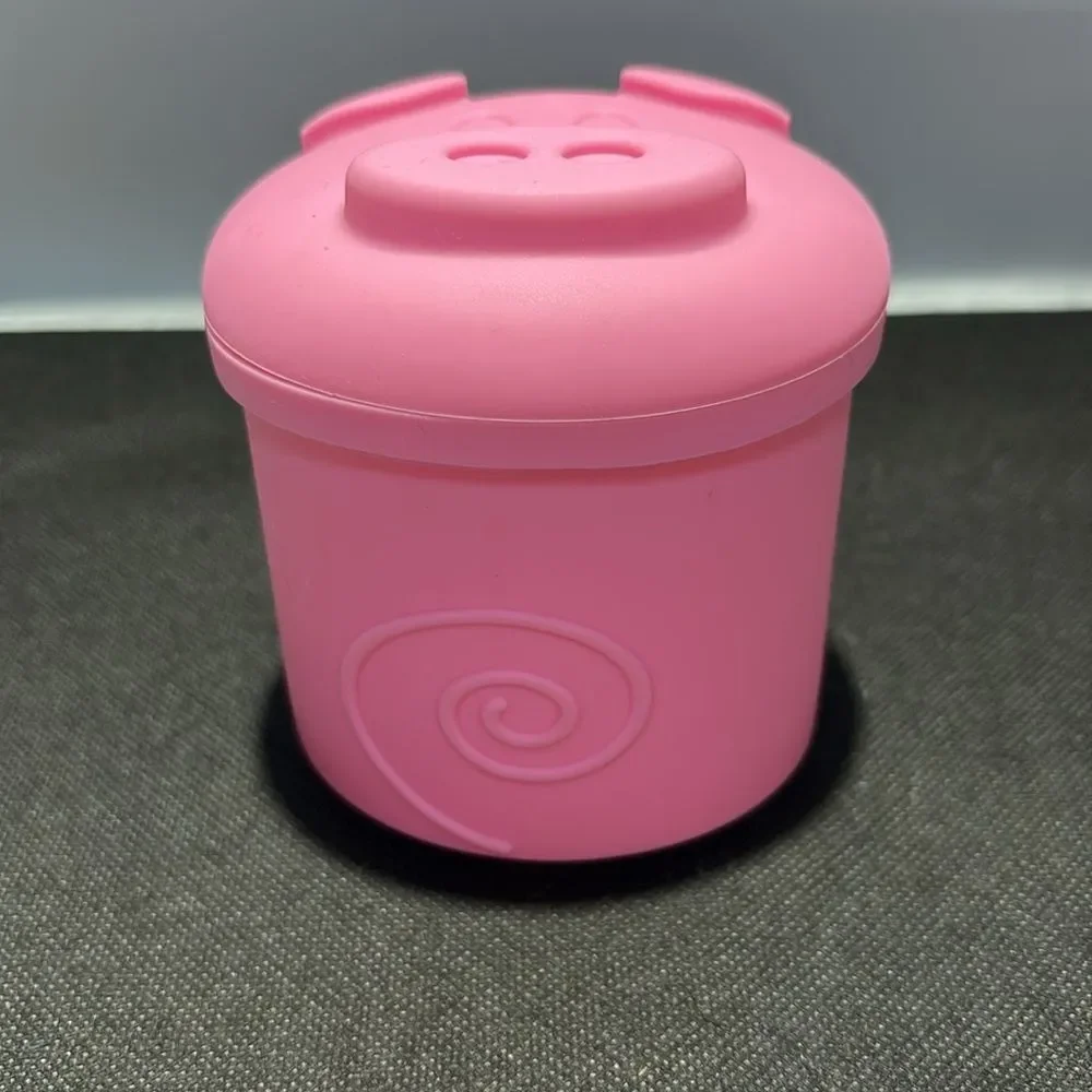 Pink Piggy bacon grease container